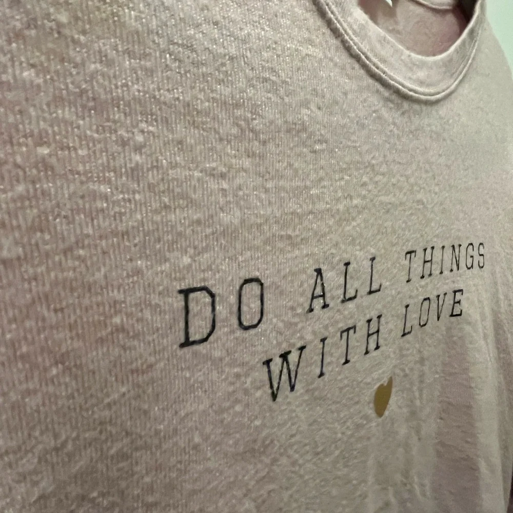 🙏🏾 GUC Spiritual Gangster “Do All Things With Love” Cropped Sweater - Sz Medium